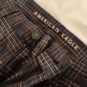 AE plaid jeggings